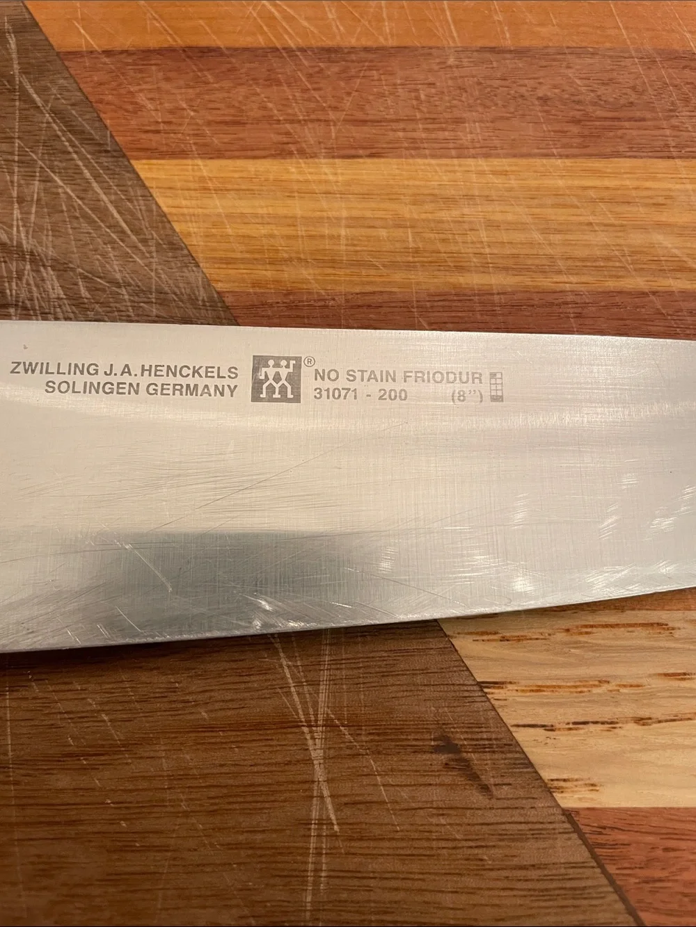 ZWILLING J.A. Henckels Stainless 8” Chef's Knife. 31071-200.